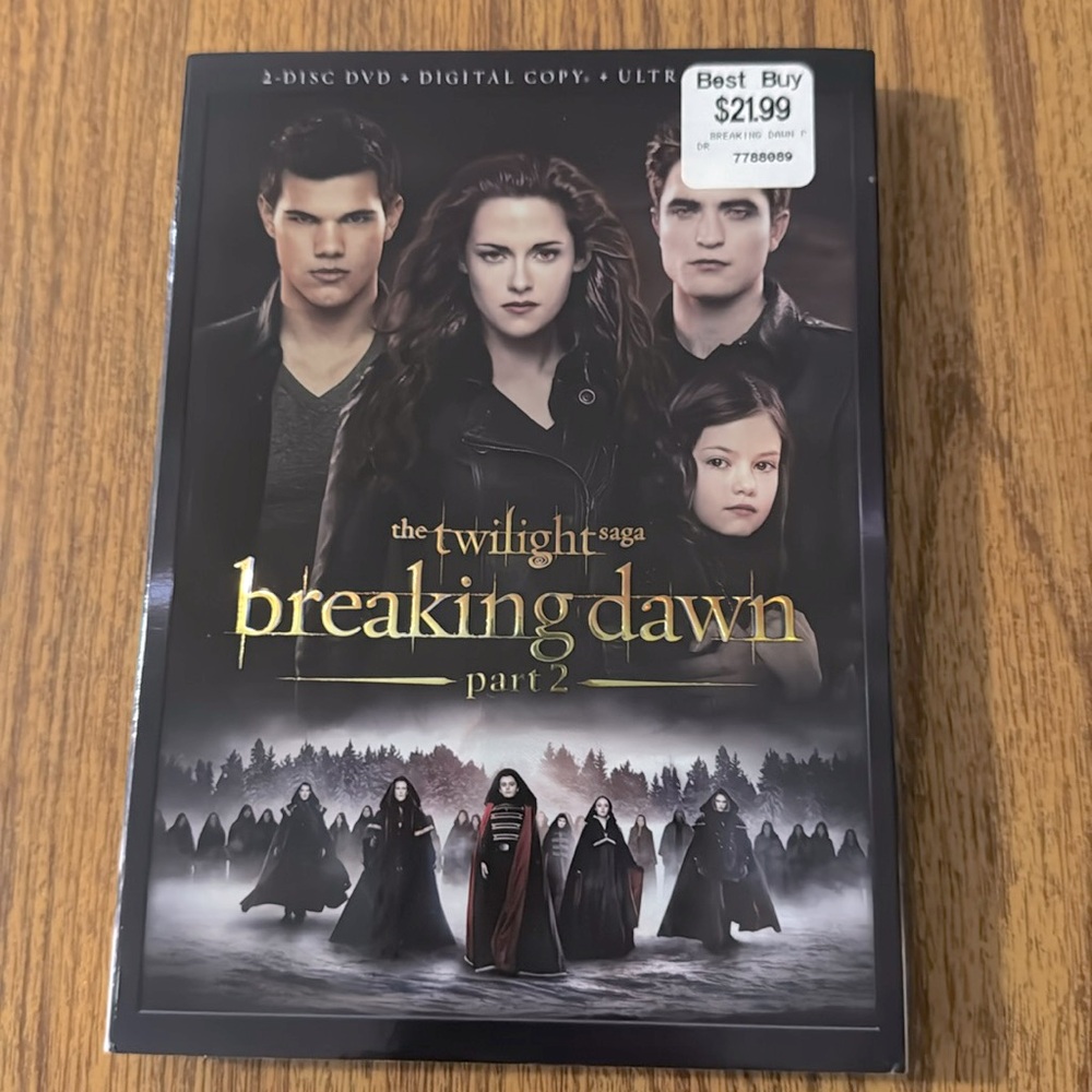 The Twilight Saga Breaking Dawn Part 2 DVD